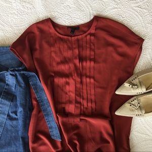 J. Crew Ribbon Blouse